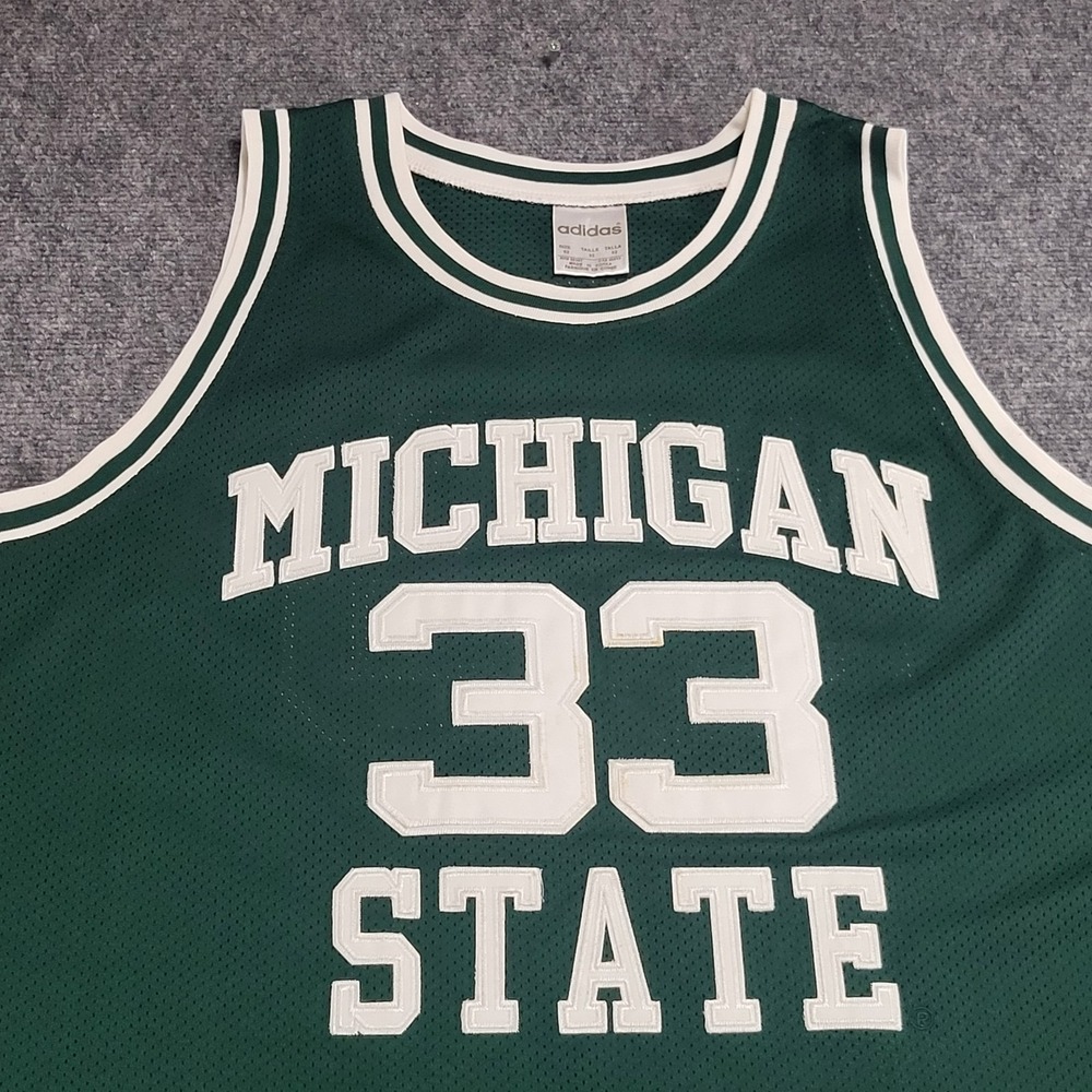 Vtg Adidas Michigan State 1979 "True School" Magic Johnson Jersey Size XL (52) - Picture 4 of 14